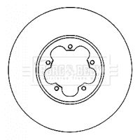 BORG & BECK Piduriketas BBD4563